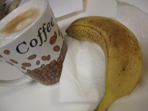 banana and cappuccino