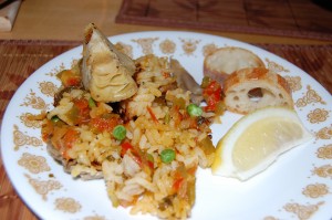 vegan paella