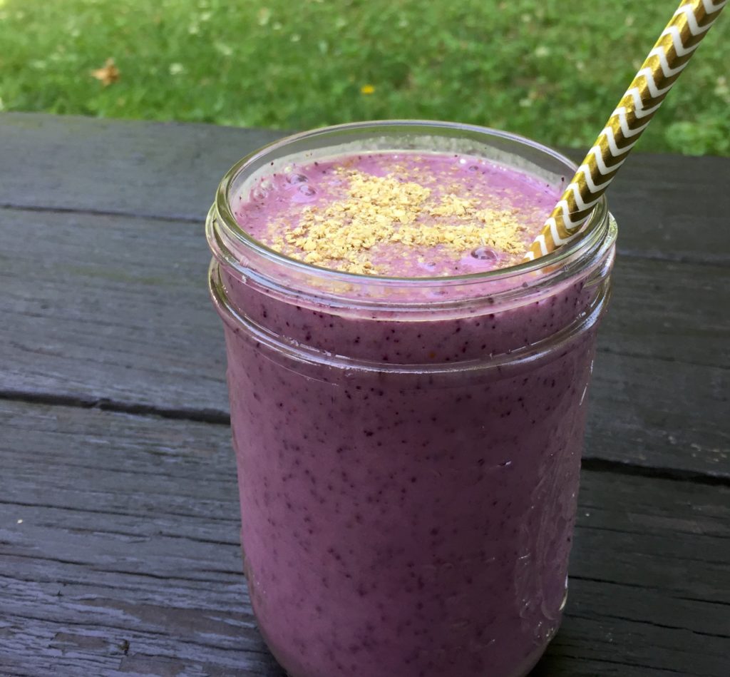 Double Berry Banana Smoothie