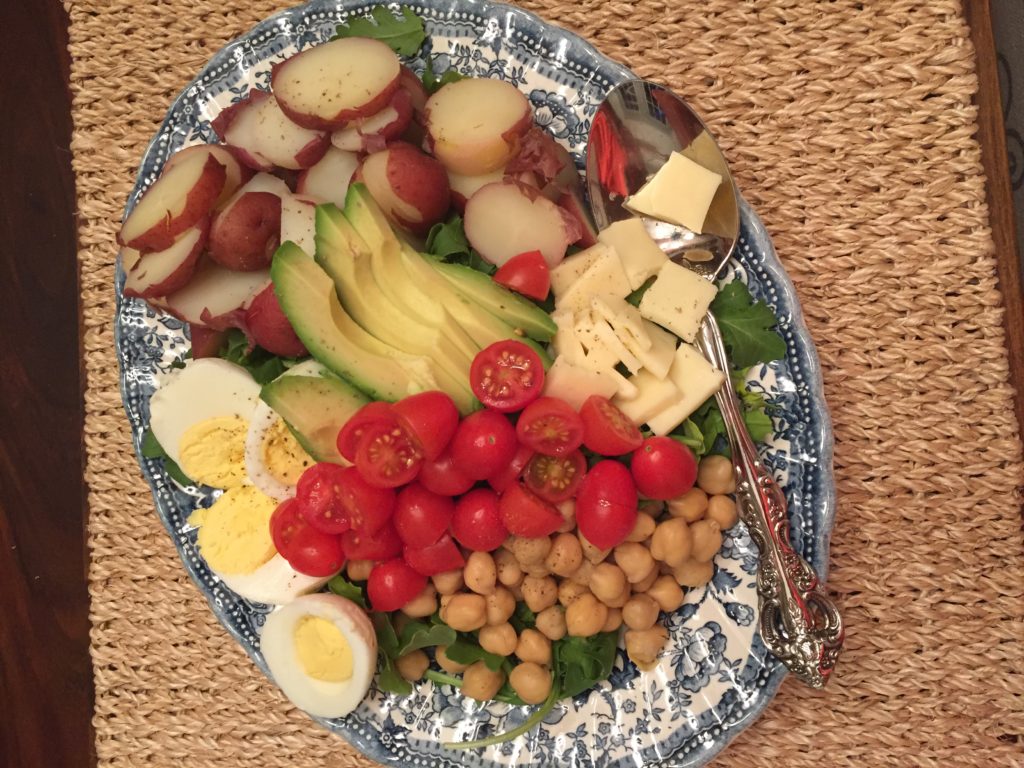 Salad platter